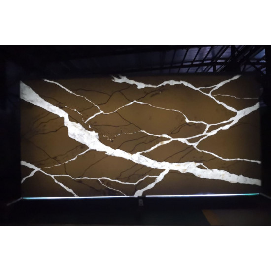 Etna Quartz Statuario Lumiere EQAM 032New