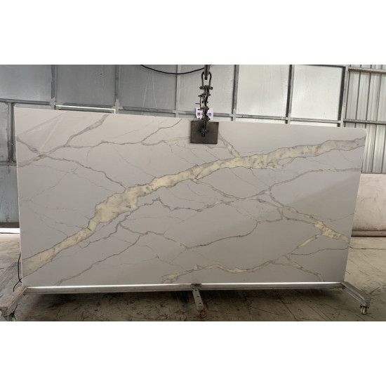 Etna Quartz Statuario Lumiere EQAM 032New